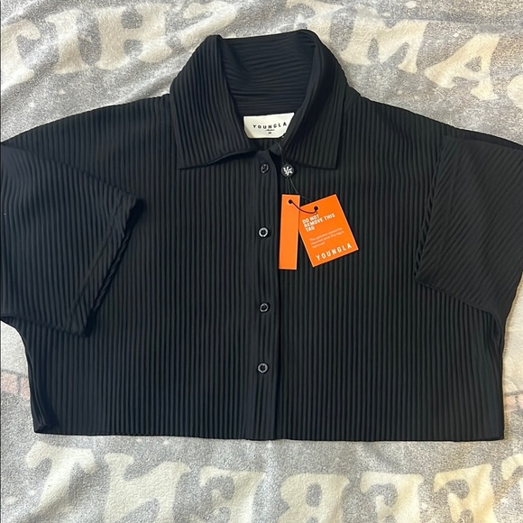 youngLA W444 ARIA PLEATED TOP - Picture 4 of 12